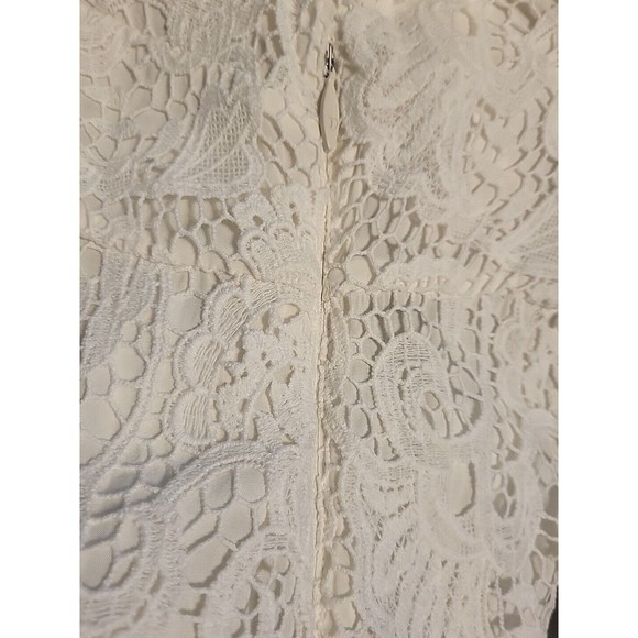 Vintage Juicy Couture-Elegant white Lace Long Sleeve Dress - Picture 4 of 11